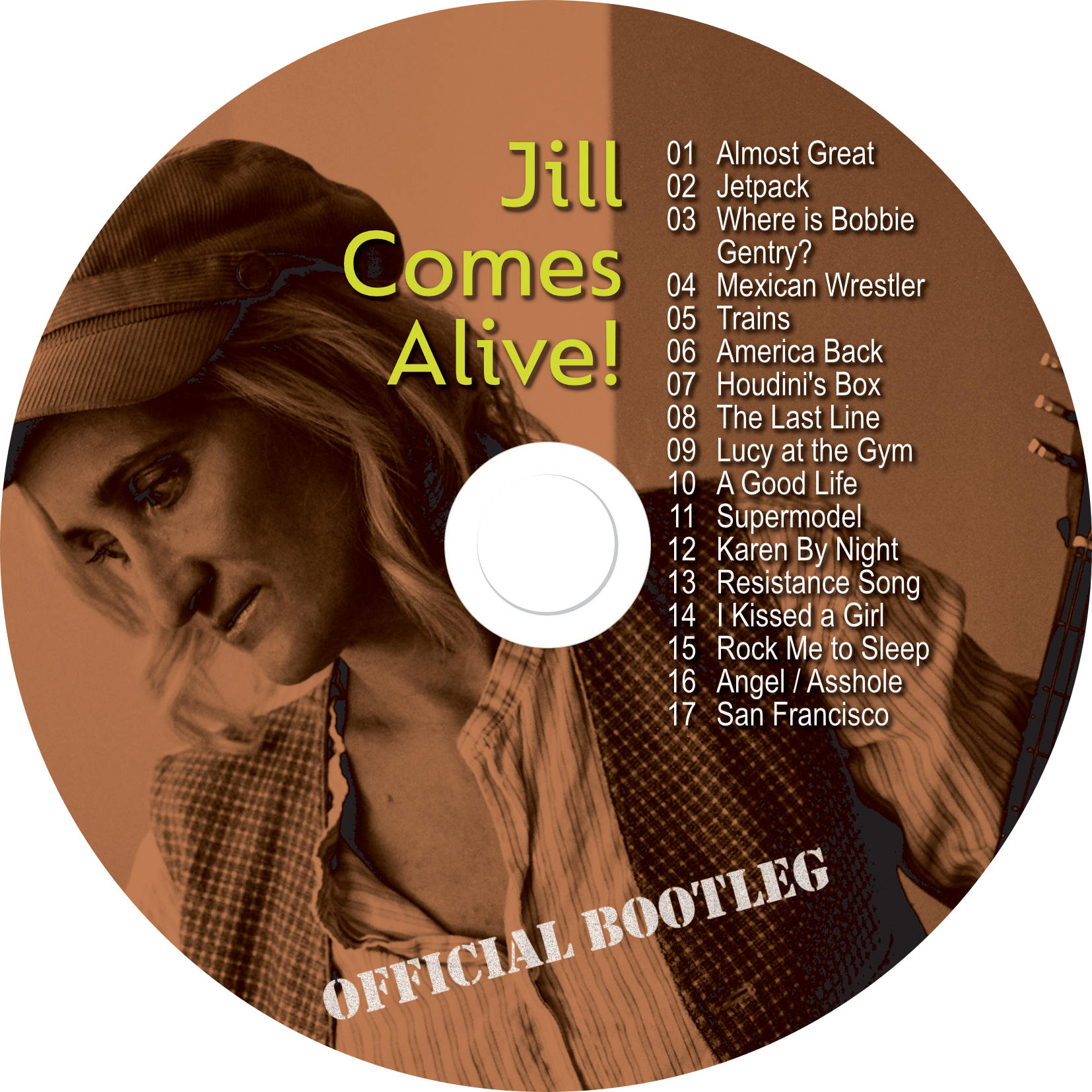 Jill Comes Alive! (Official Bootleg CD) – The Jill Shop